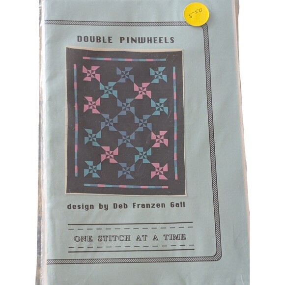 Quilt Patterns Lot of 7 Prairie Pieces Apple Baskets Schoolhouse Double Pinwheel - Picture 3 of 8